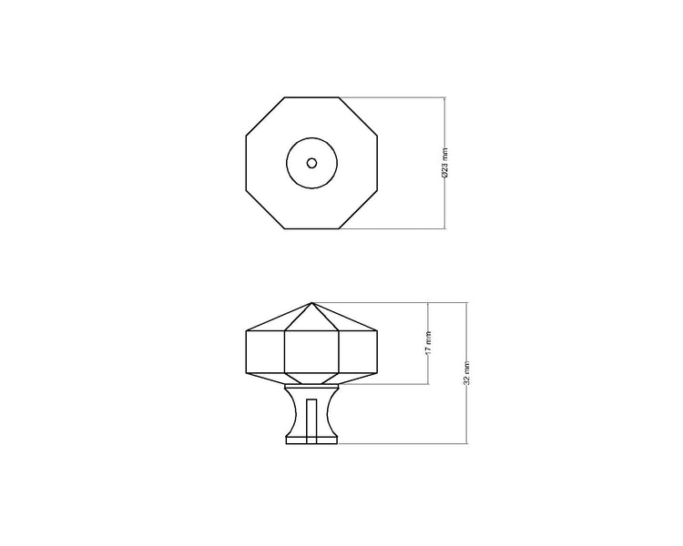 Heera Brass Knob