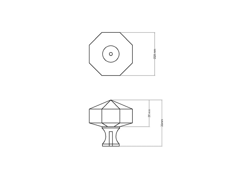 Heera Brass Knob